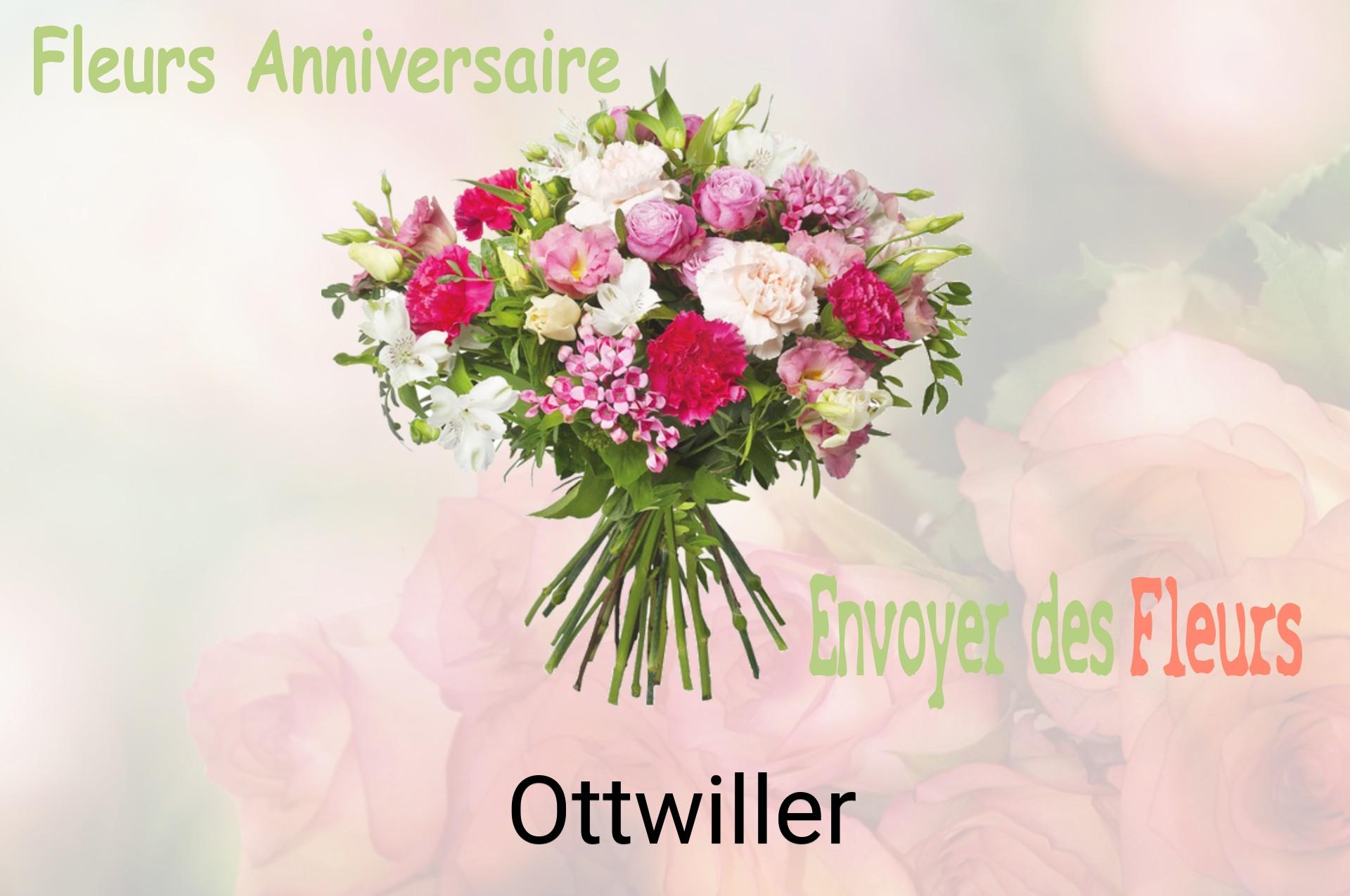 Bouquet de fleurs d’anniversaire livré à Ottwiller