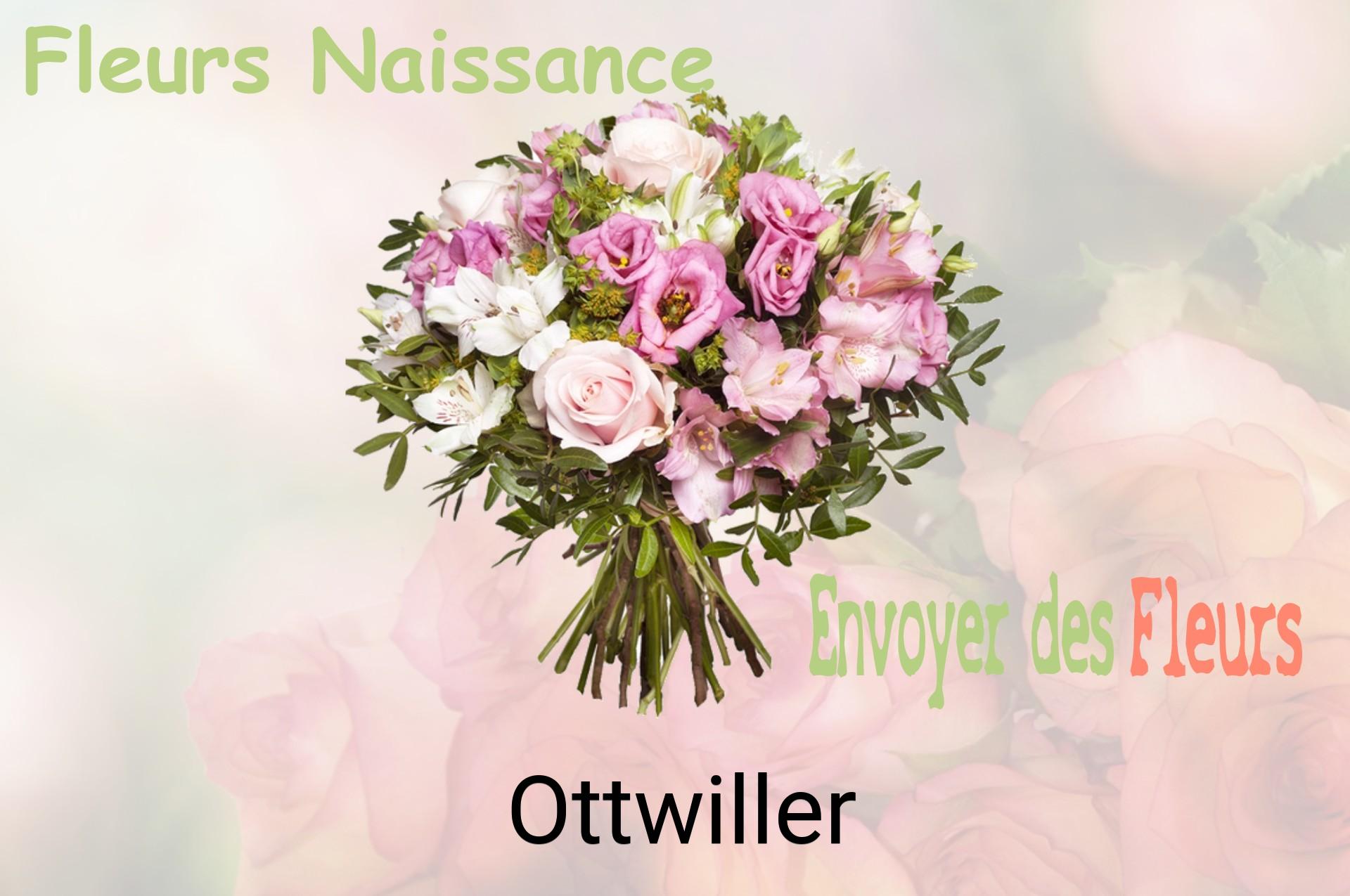 Bouquet de fleurs de naissance livré à Ottwiller